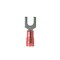 Panduit Fork Terminal, #5 Stud Size, 18 AWG, 600 V, Nylon Insulated, Red, 100 PK PMNF1-3F-C - alternate 1